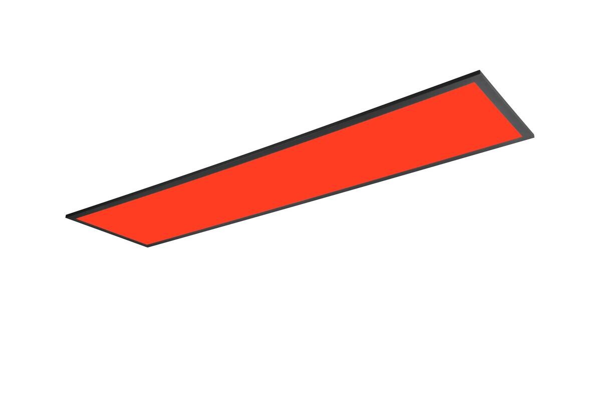 Reality LED-Deckenleuchte Beta R67661232 schwarz Metall B/H/T: ca. 119,5x5,5x29,5 cm 1 Brennstellen