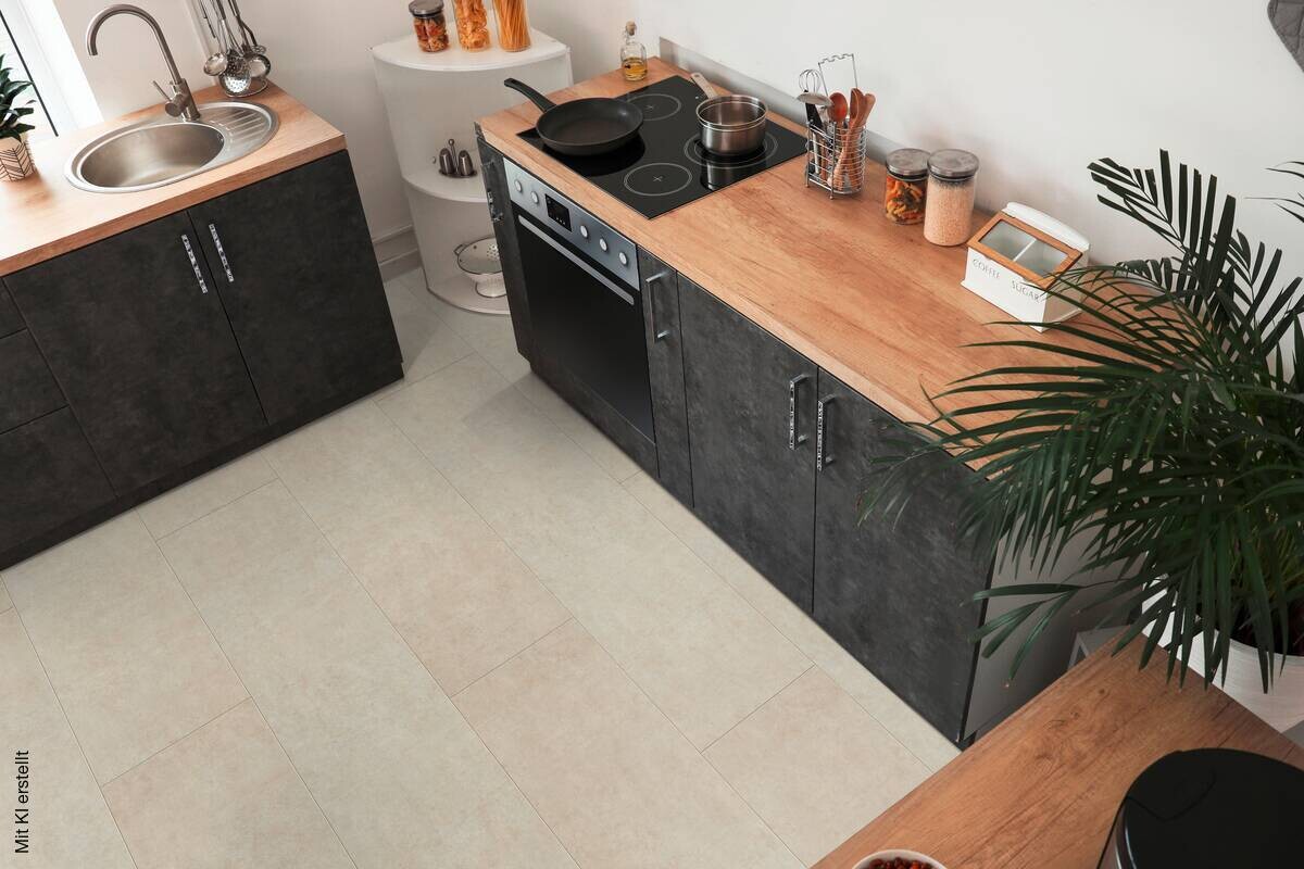 Laminatboden Boston Creme ca. 2,249 m² im Paket B/L: ca. 32,6x138 cm pro Paket