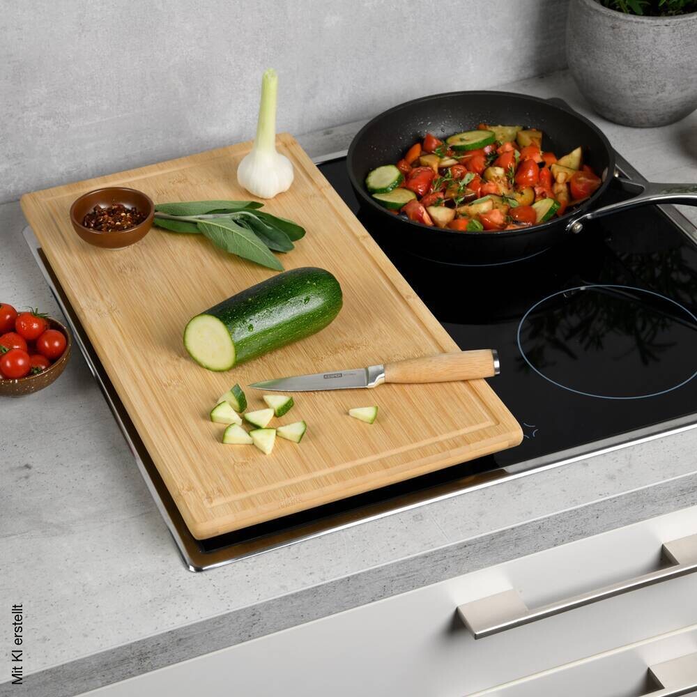 Kesper Abdeckplatte natur Bambus B/H/L: ca. 28x3,1x50 cm