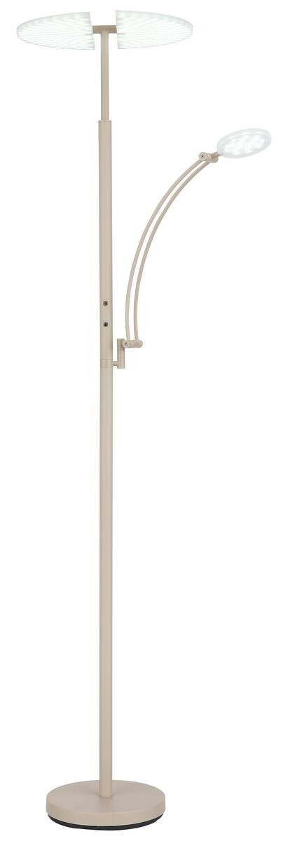 GLOBO LED-Deckenfluter sand Acryl Metall B/H/L: ca. 40,5x183x80 cm 1 Brennstellen