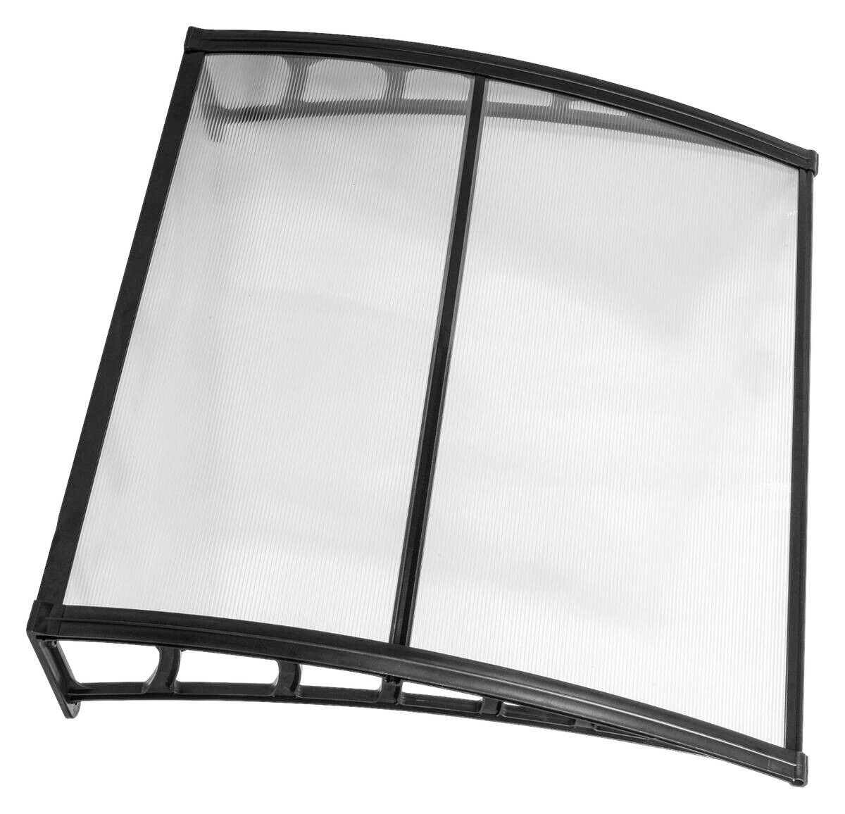 Brosplast Vordach transparent B/H/L: ca. 120x23x105 cm