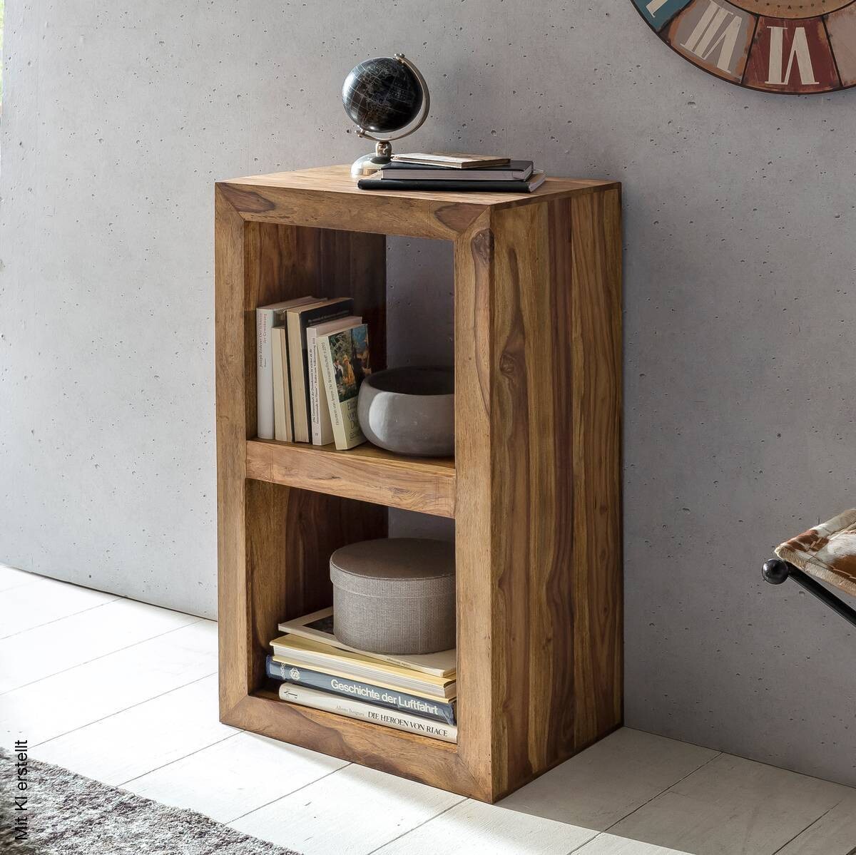 Standregal natur B/H/T: ca. 50x88x35 cm
