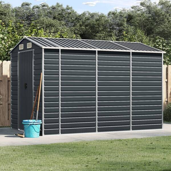 vidaXL Gartenhaus anthrazit B/H/T: ca. 191x198x300 cm