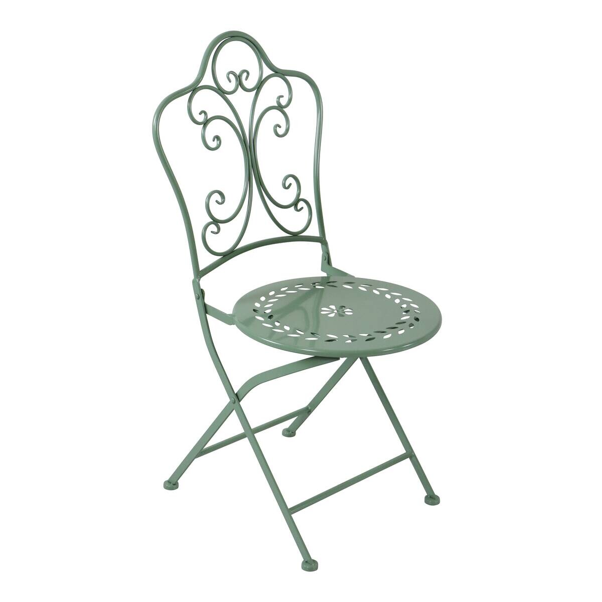 AXI Outdoor Living Bistroset Marilo grün Metall B/H/L: ca. 60x92x60 cm