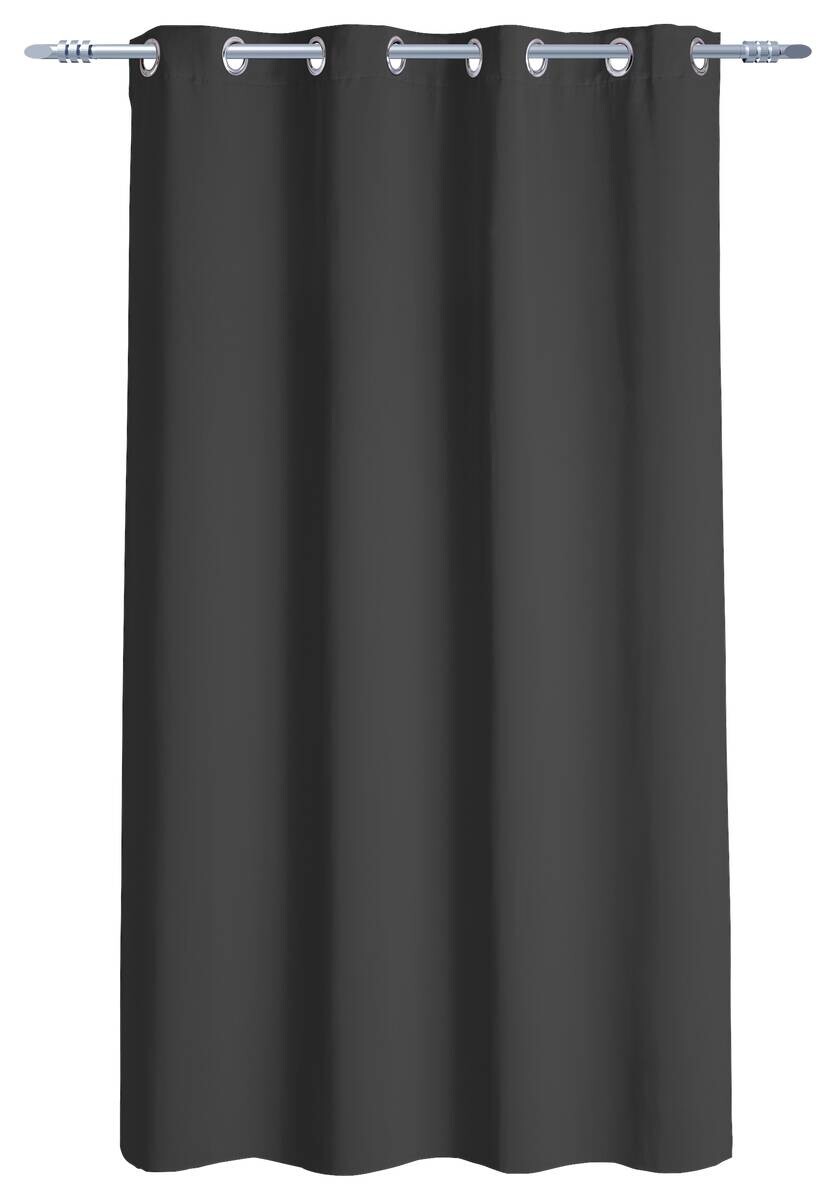 Ösenvorhang Verona anthrazit 100% Polyester B/L: ca. 140x175 cm