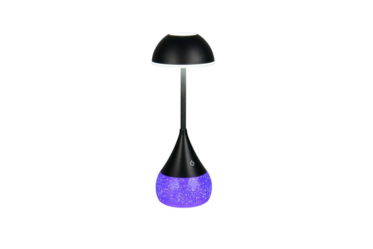 Reality LED-Tischleuchte Tembo schwarz Kunststoff B/L: ca. 11x28,3 cm
