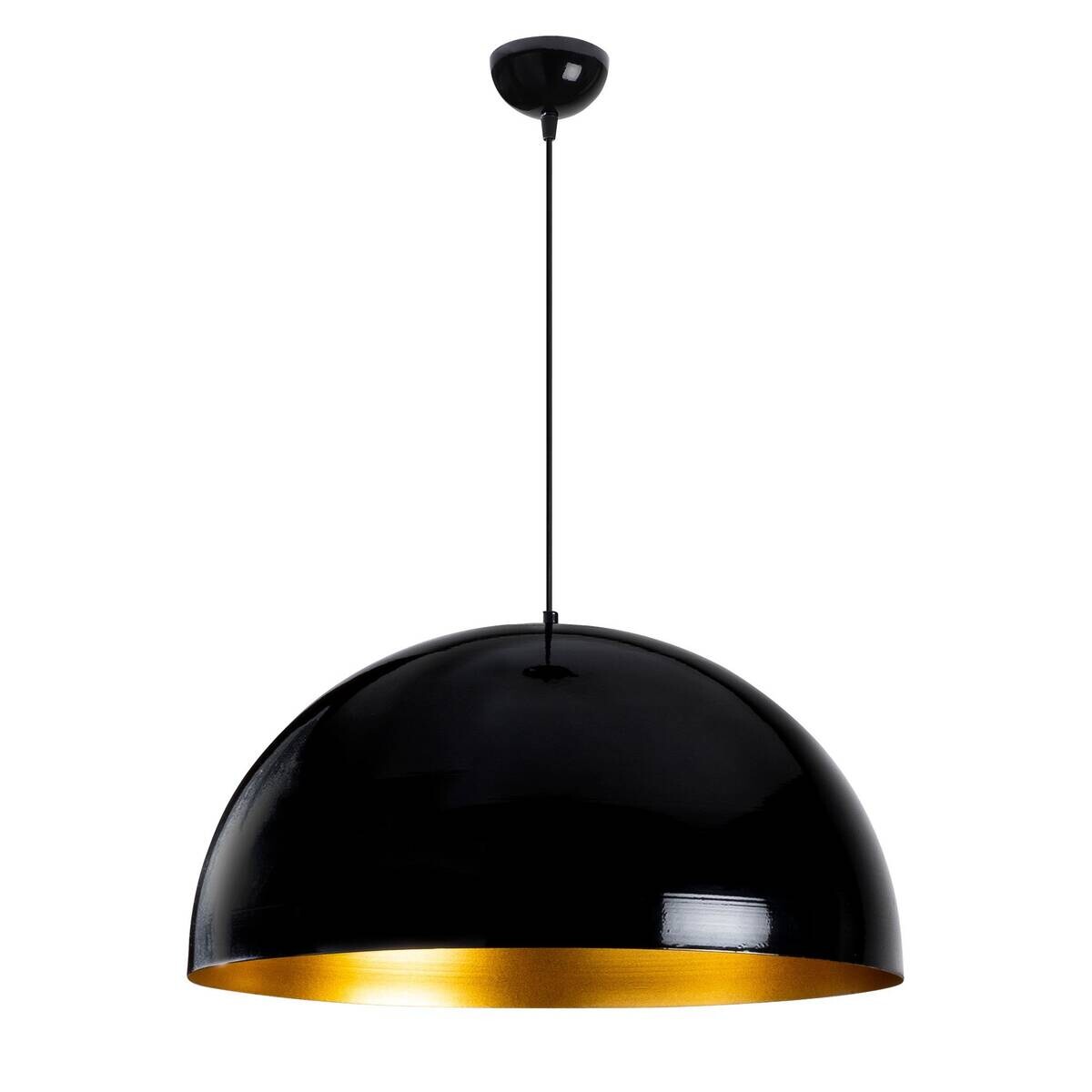 Opviq Pendelleuchte Berceste schwarz Metall B/H/T/L/D: ca. 60x126x60x60x60 cm E27 1 Brennstellen