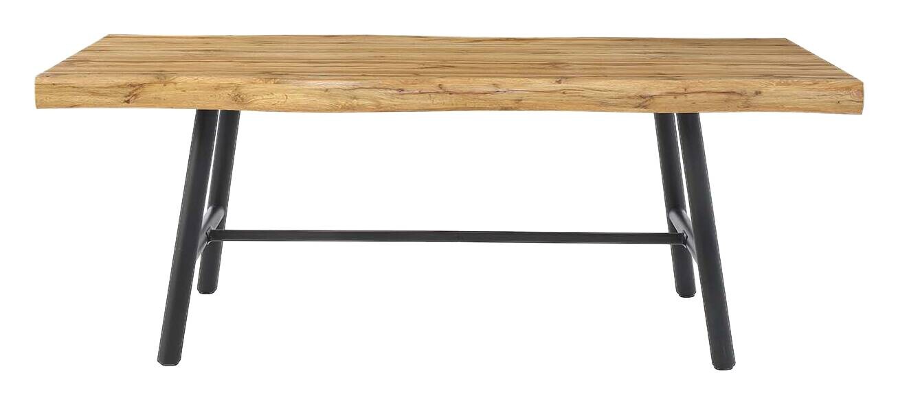 Esstisch natur schwarz B/H/T: ca. 200x76x100 cm