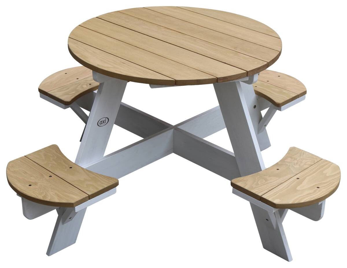 AXI Picknicktisch UFO braun B/H/L: ca. 120x56x120 cm