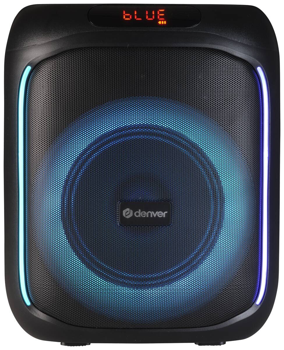 Denver Bluetooth-Party-Lautsprecher BPS-165 schwarz B/H/T: ca. 28,5x37,5x27,5 cm