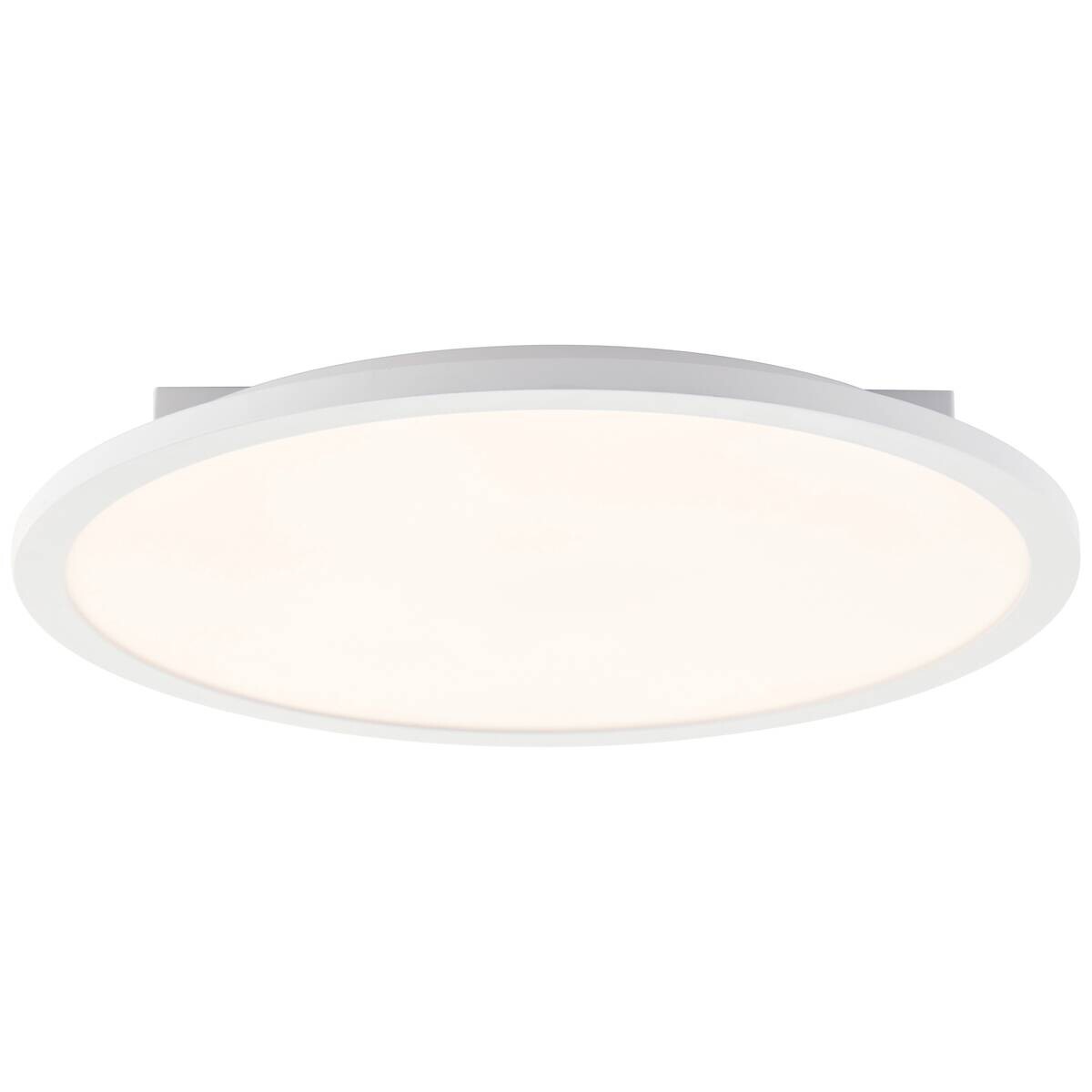 Brilliant LED-Deckenleuchte Briston weiß Kunststoff Metall B/H/L/D: ca. 43,5x7,5x44x42 cm