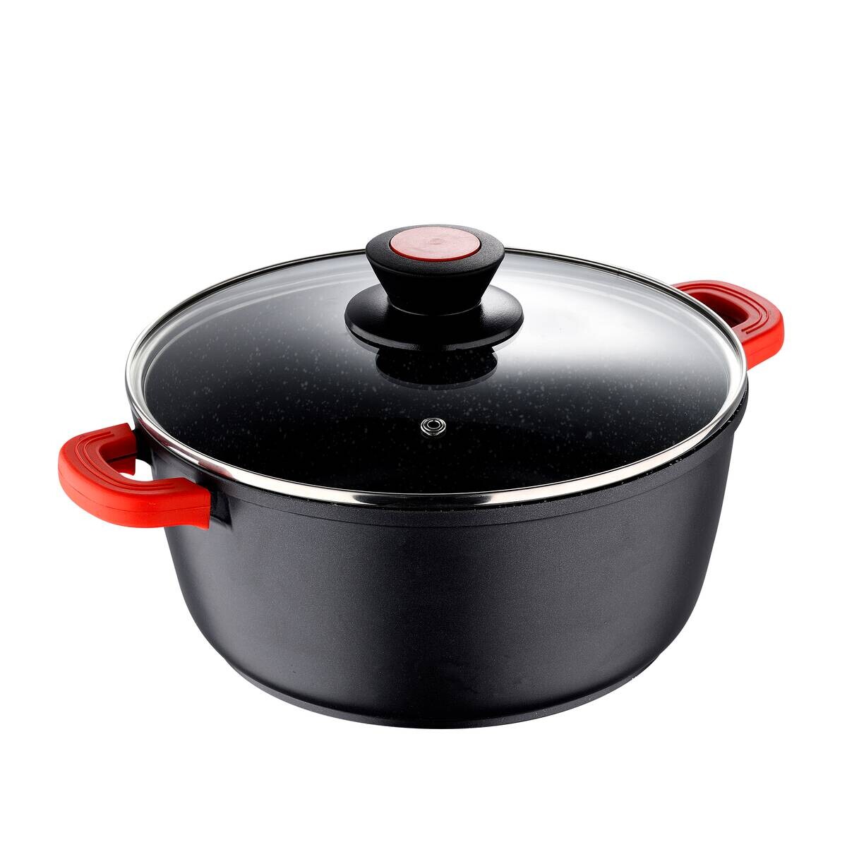 BERGNER Topfset Chroma schwarz Aluminium 2 tlg.