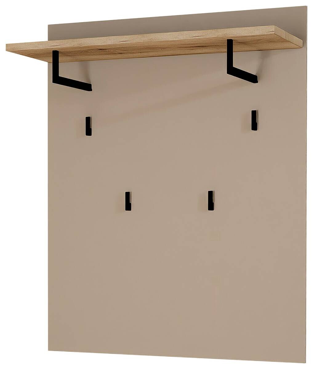 Garderobenpaneel Fargo Eiche Cashmere B/H/T: ca. 80x100x30 cm