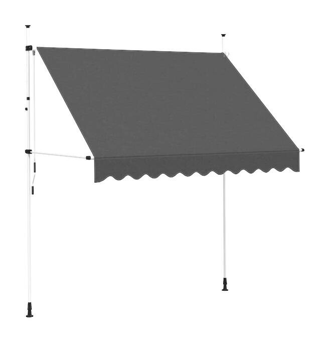 vidaXL Markise anthrazit B/L: ca. 300x250 cm