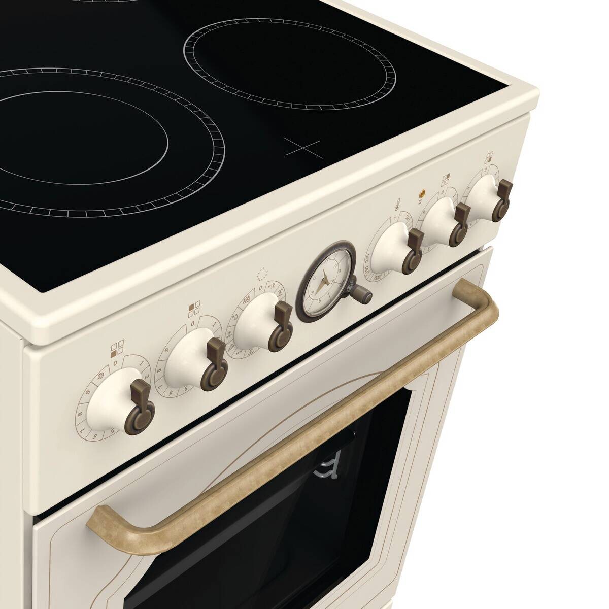 Gorenje Stand-Elektroherd GECS5B70CLI creme B/H/T: ca. 50x85x59,4 cm