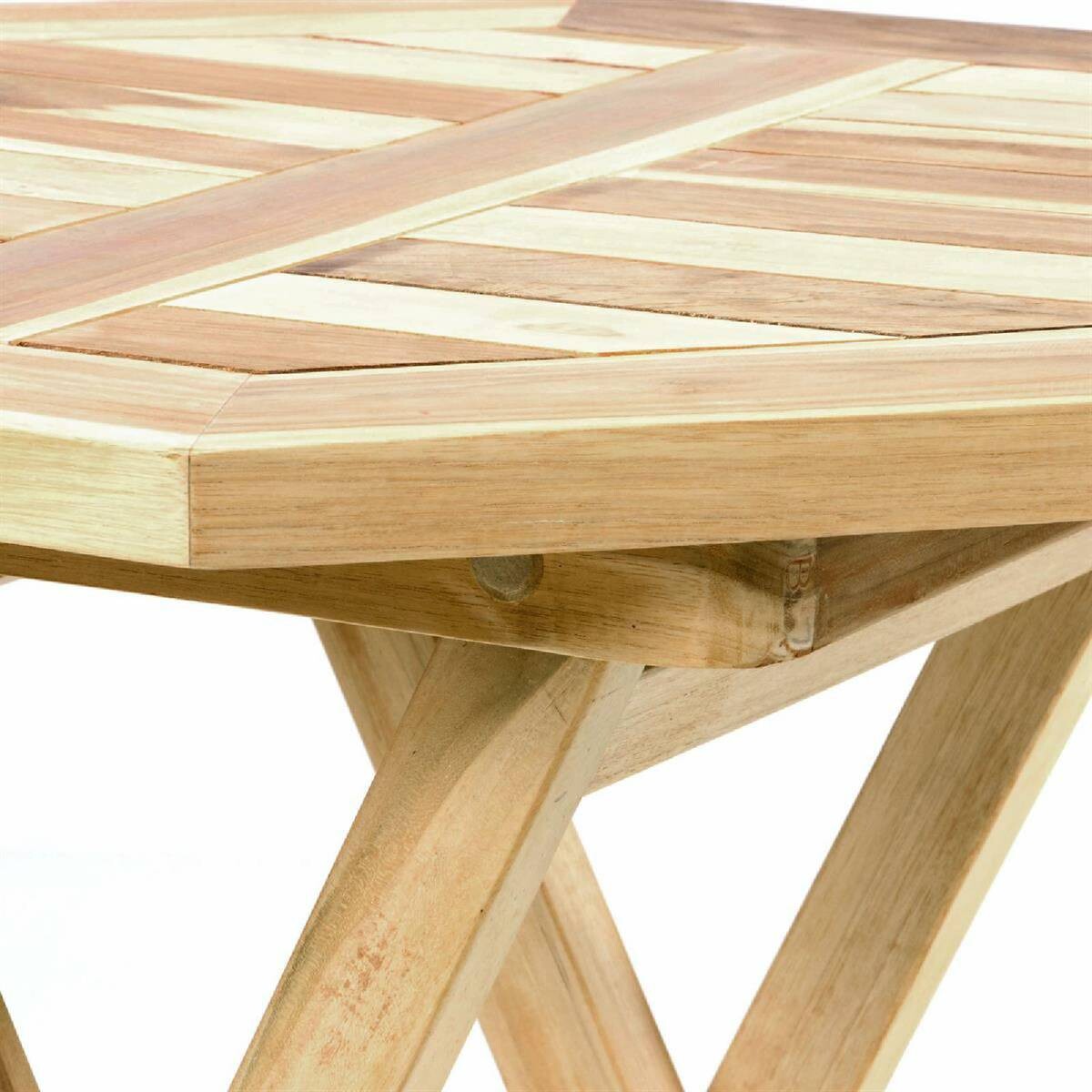 VCM Beistelltisch natur Holz H/D: ca. 75x60 cm