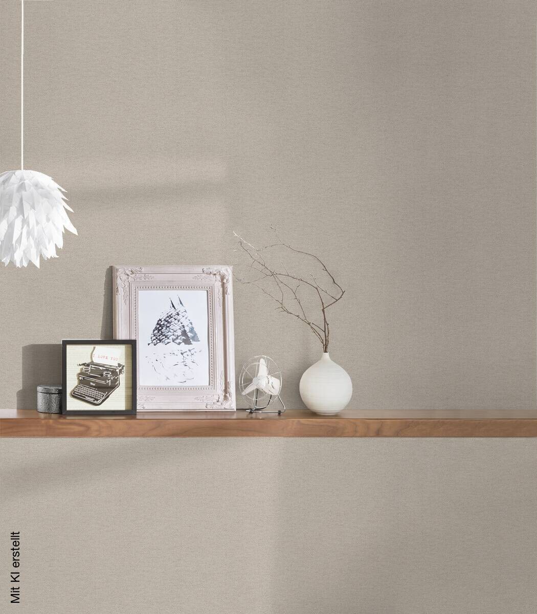 A.S.Creation Vliestapete beige B/H/D: ca. 53x1500x10,8 cm