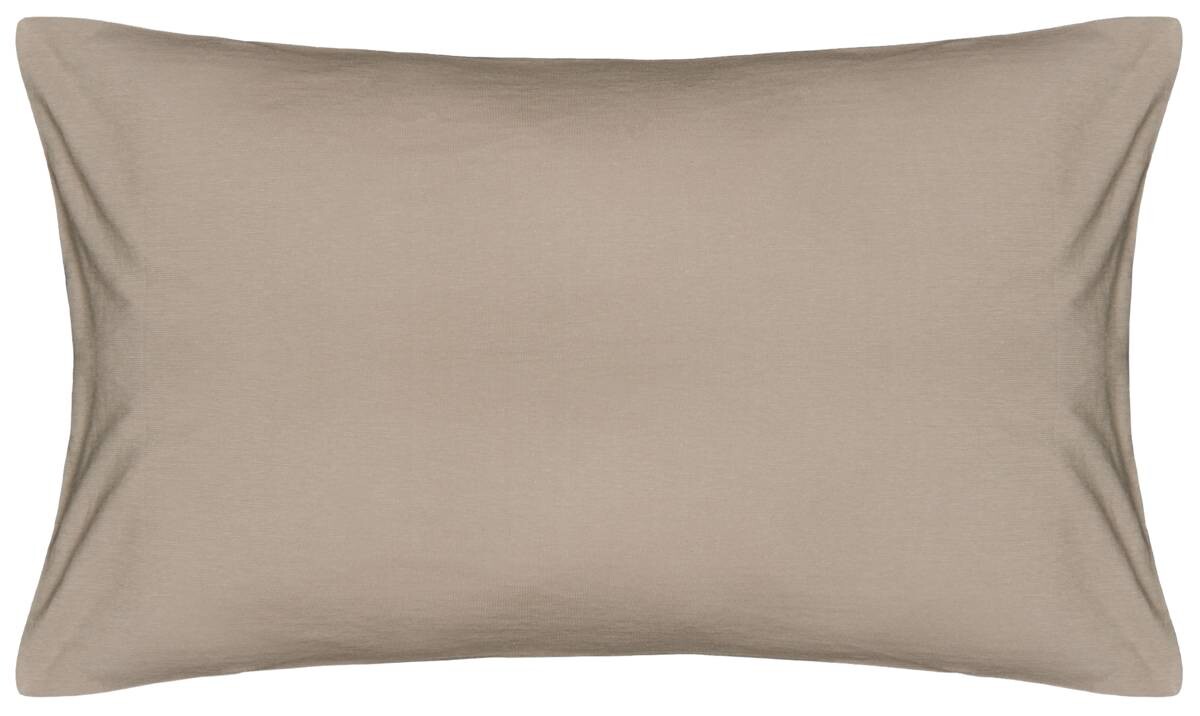 Elegance Kissenbezug Jersey taupe 100% Baumwolle B/L: ca. 40x60 cm | taupe | 40,00/60,00 cm