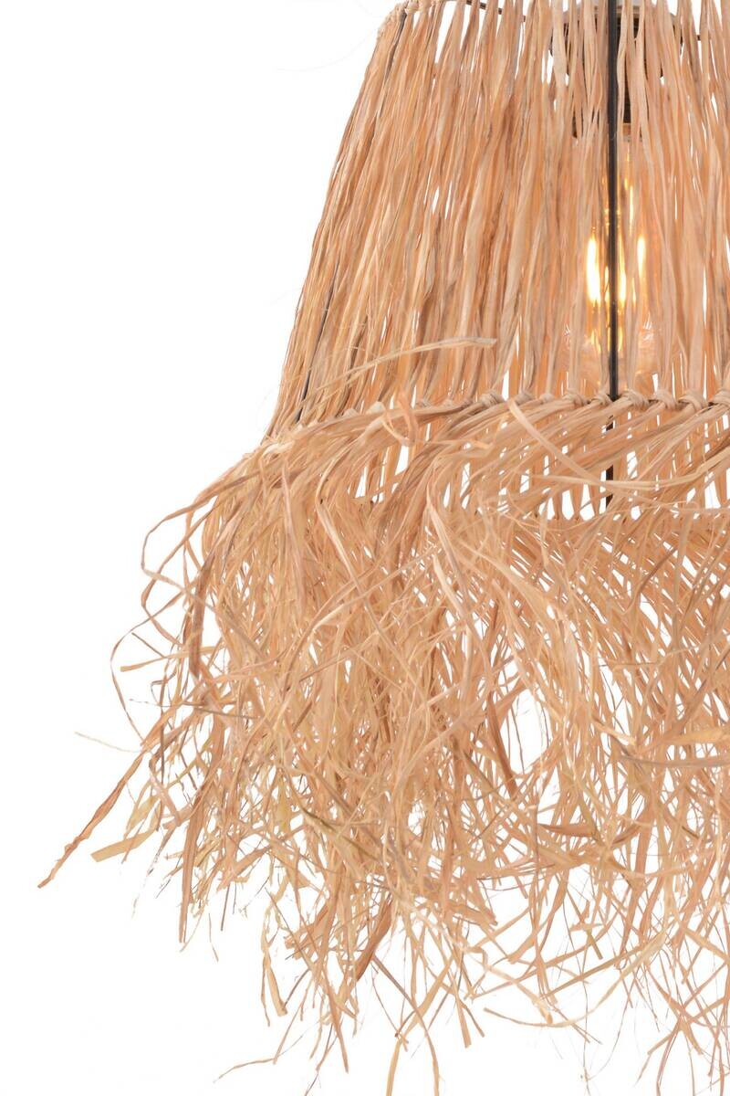 Pendelleuchte beige Metall B/H/T/L: ca. 20x70x20x30 cm E27 1 Brennstellen