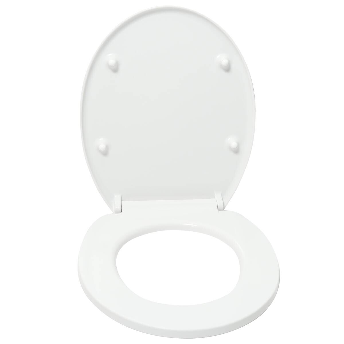 POCOline WC-Sitz Wassertropfen hellgrau Duroplast