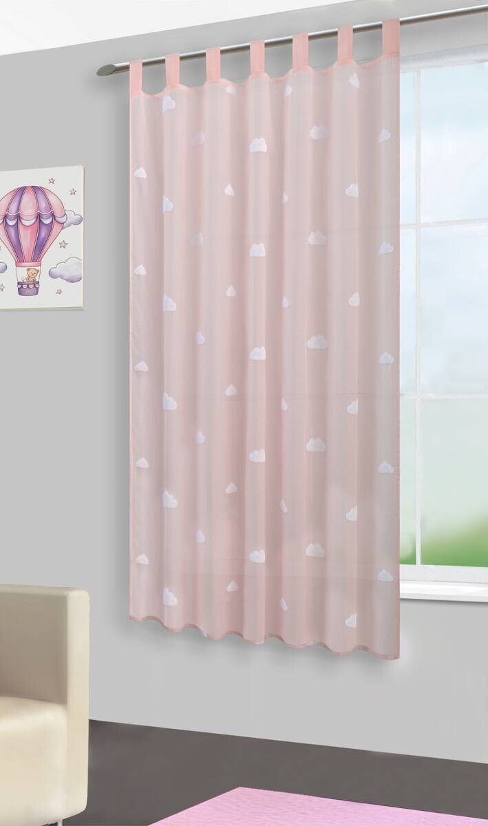POCOline Kombivorhang Clouds rosé B/L: ca. 140x175 cm