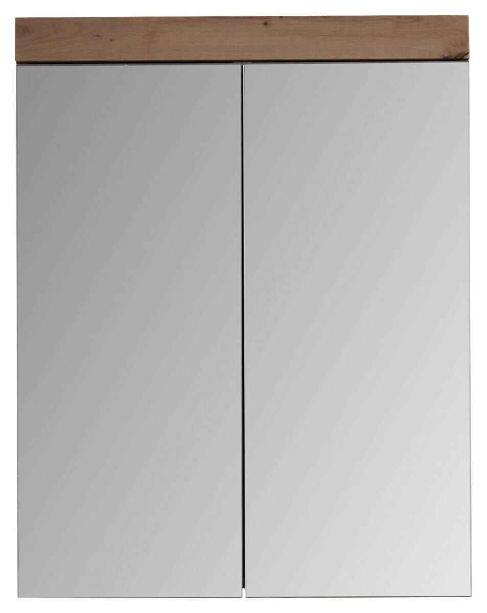 Spiegelschrank Amanda Asteiche Nachbildung B/H/T: ca. 60x77x17 cm