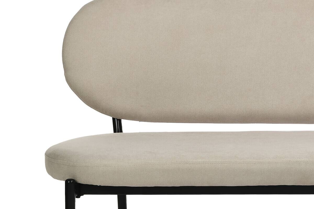 Bank JERSEY taupe B/H/T: ca. 160x82x62 cm