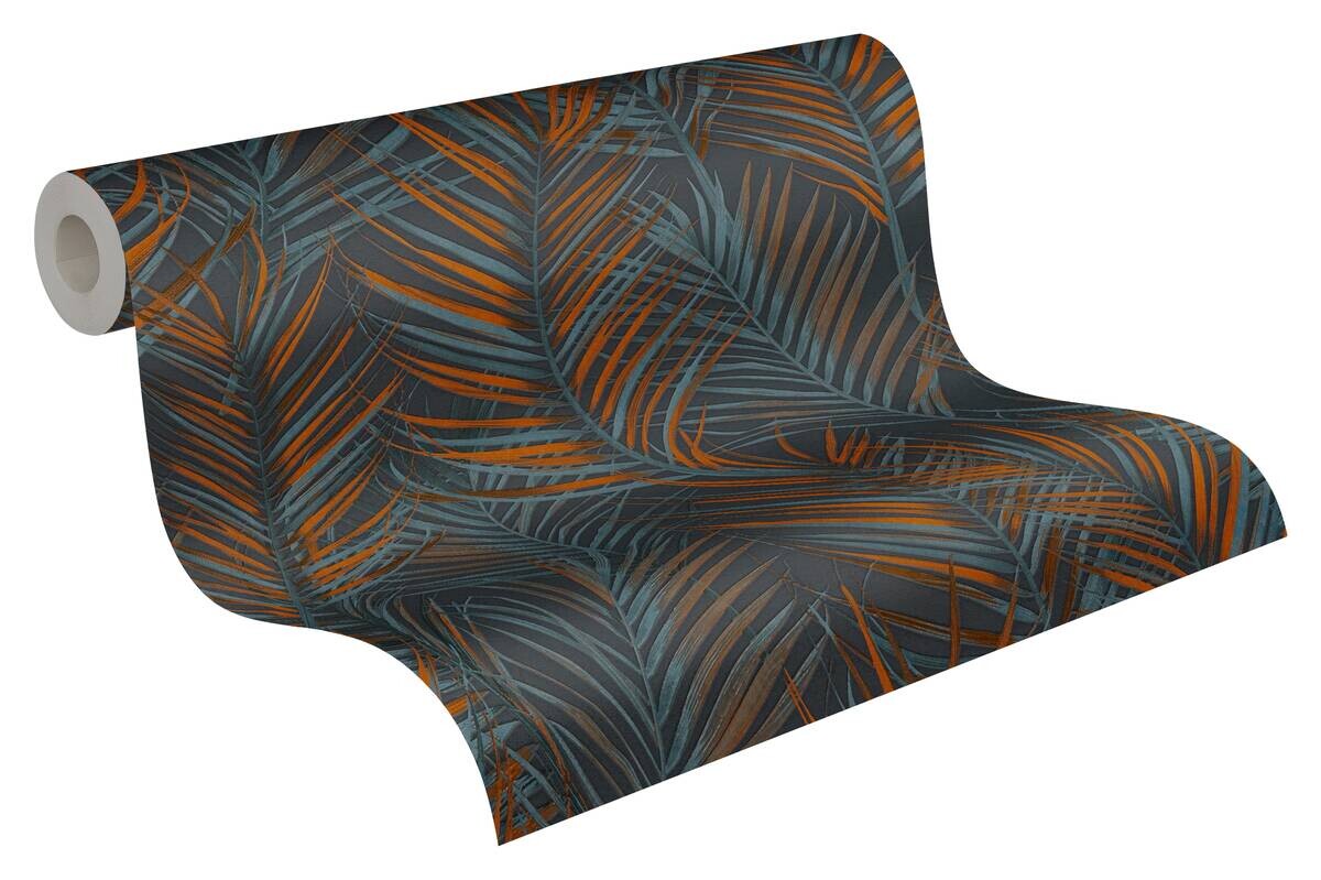 A.S.Creation Vliestapete Attractive 2 Floral schwarz B/L: ca. 53x1005 cm