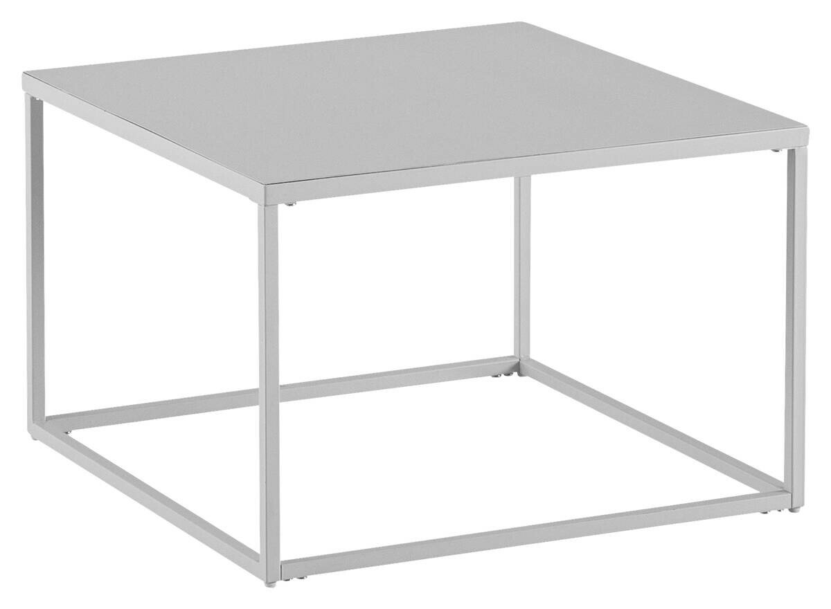 Wohnling Couchtisch weiß Stahl B/H/T: ca. 60x40x60 cm