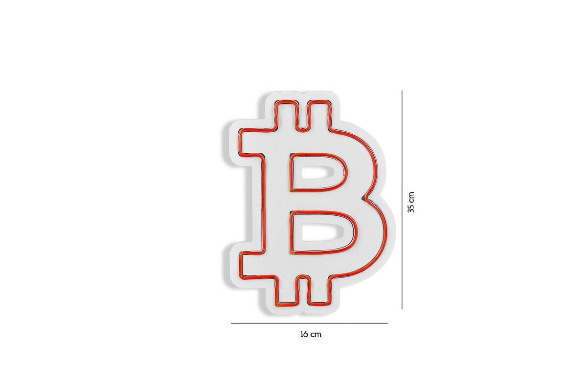 Opviq LED-Wandleuchte rot PVC B/H/T/L: ca. 16x35x2x16 cm