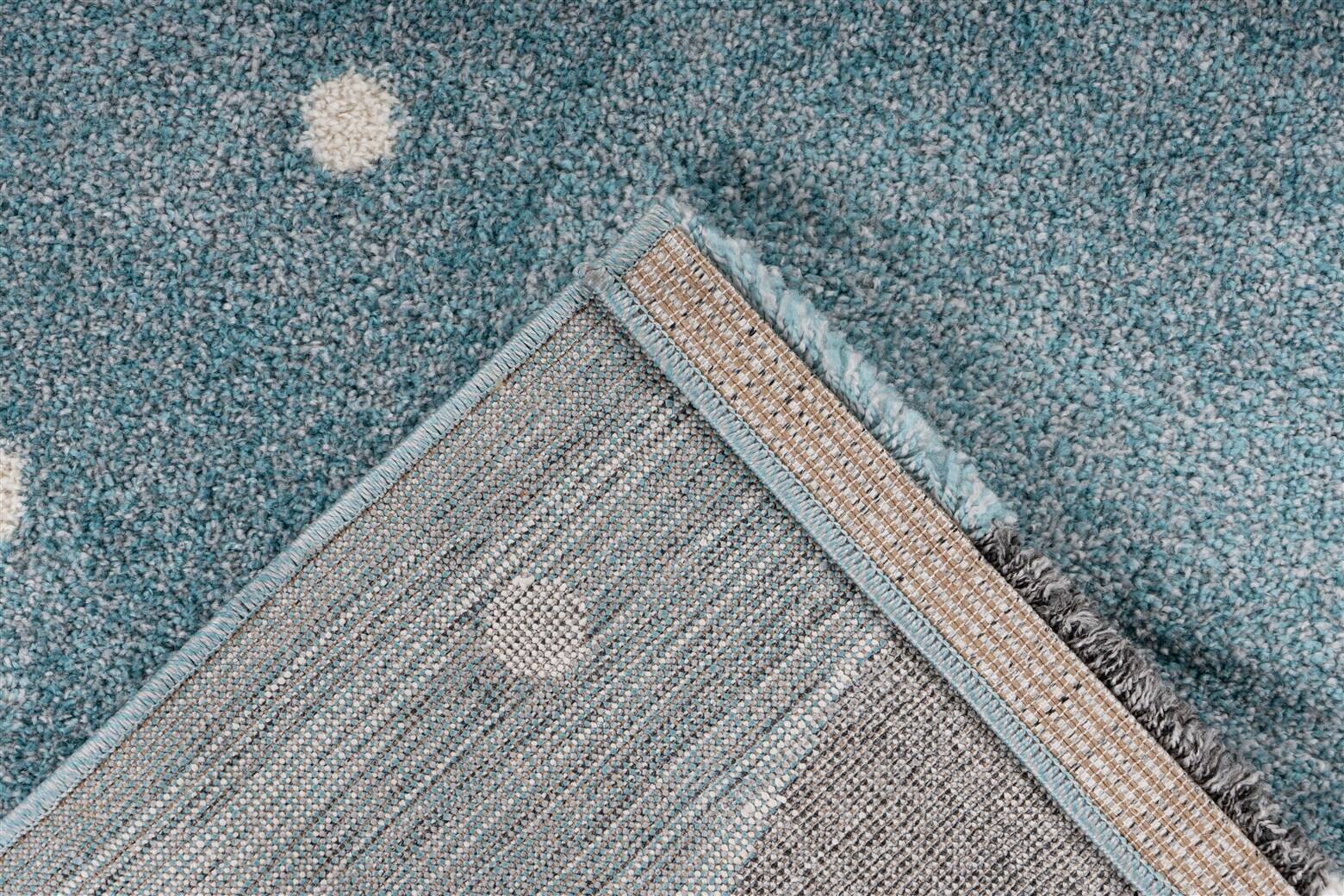 Kayoom Kurzflorteppich Australia - Madura blau B/H/L: ca. 80x1,6x150 cm