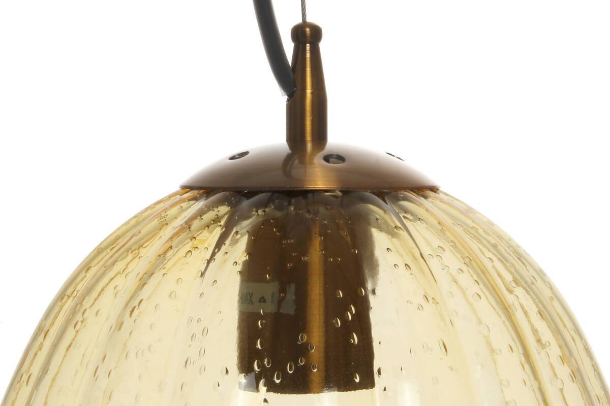 Kayoom Pendelleuchte Virgina 125 amber Glas B/H/L: ca. 33x36x23 cm E27 1 Brennstellen