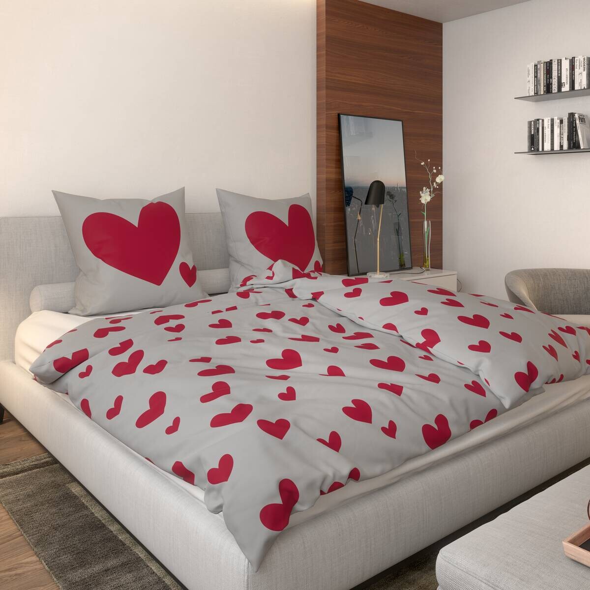 Baumwoll Bettwäsche Renforce weiß Baumwolle B/L: ca. 135x200 cm