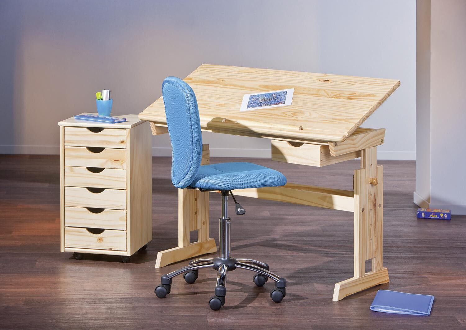 Schreibtisch Julia natur B/H/T: ca. 109x63x55 cm