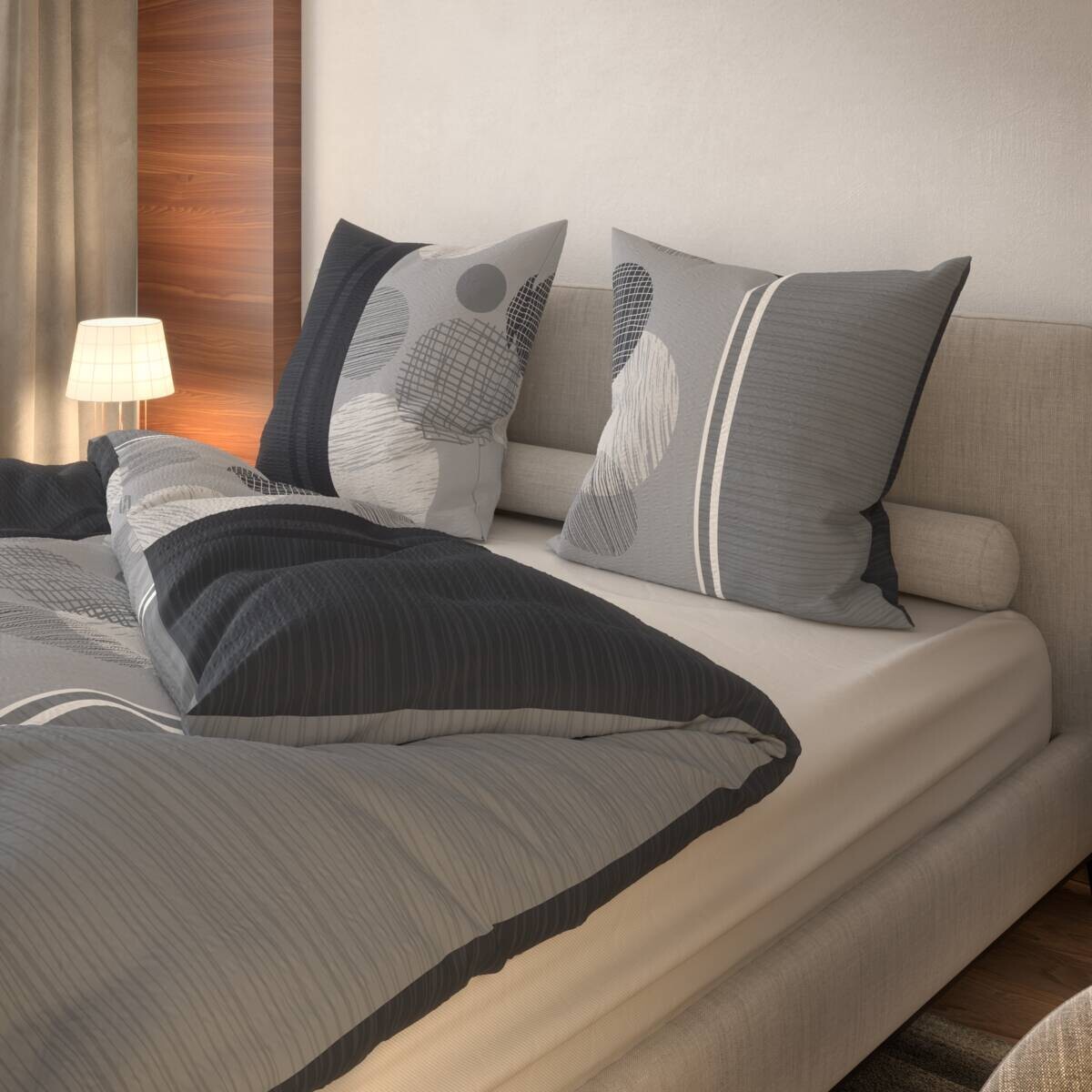 Microfaser Bettwäsche Seersucker