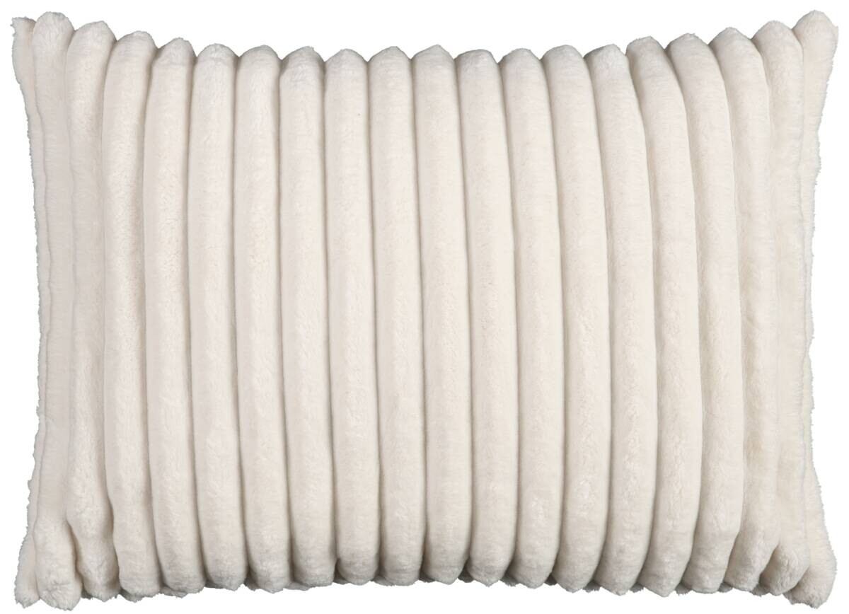 Dekokissen Luxus Flanell offwhite Polyester B/L: ca. 70x50 cm | offwhite | 70,00/50,00 cm