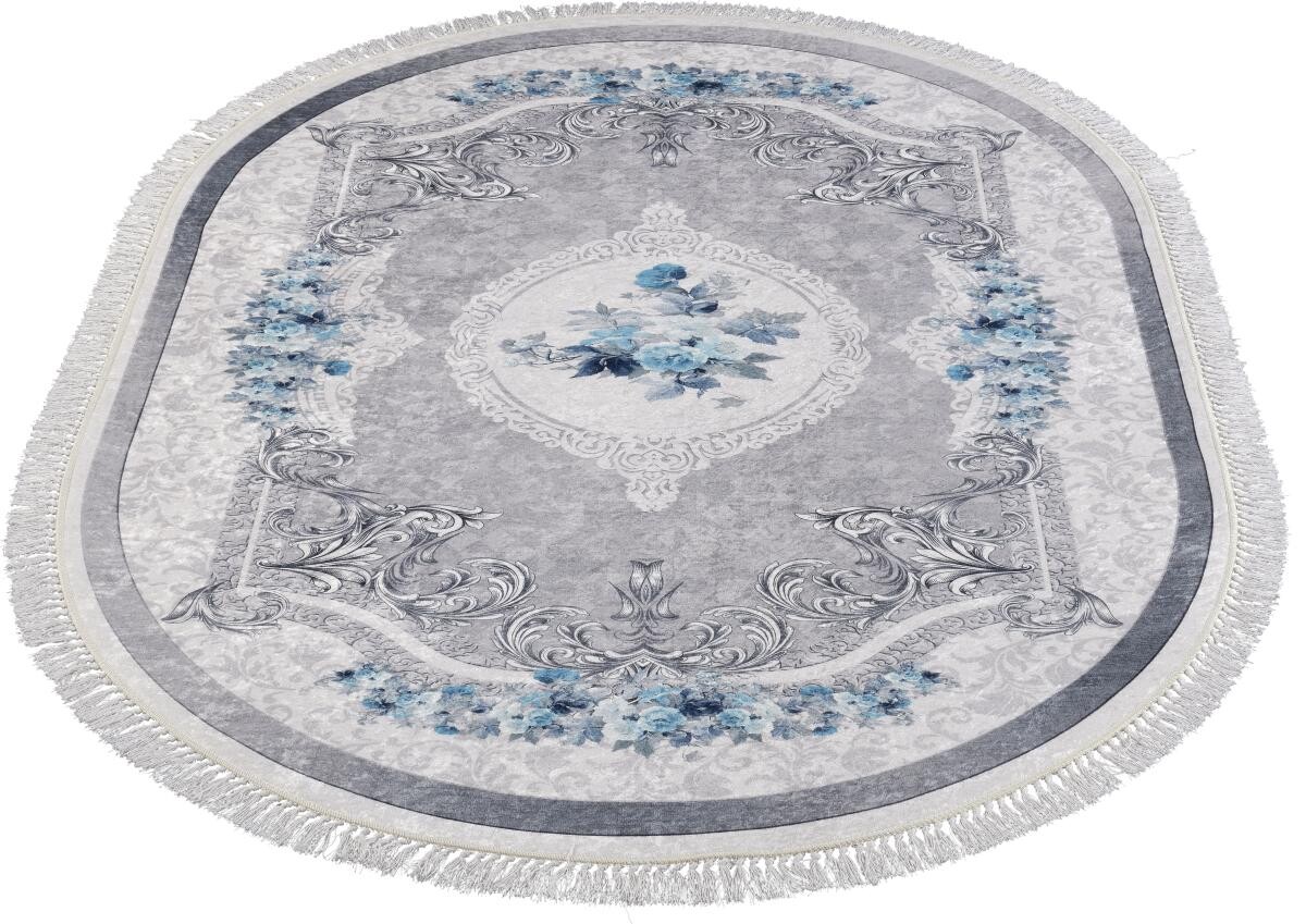 Druckteppich Sunshine grau B/L: ca. 140x200 cm