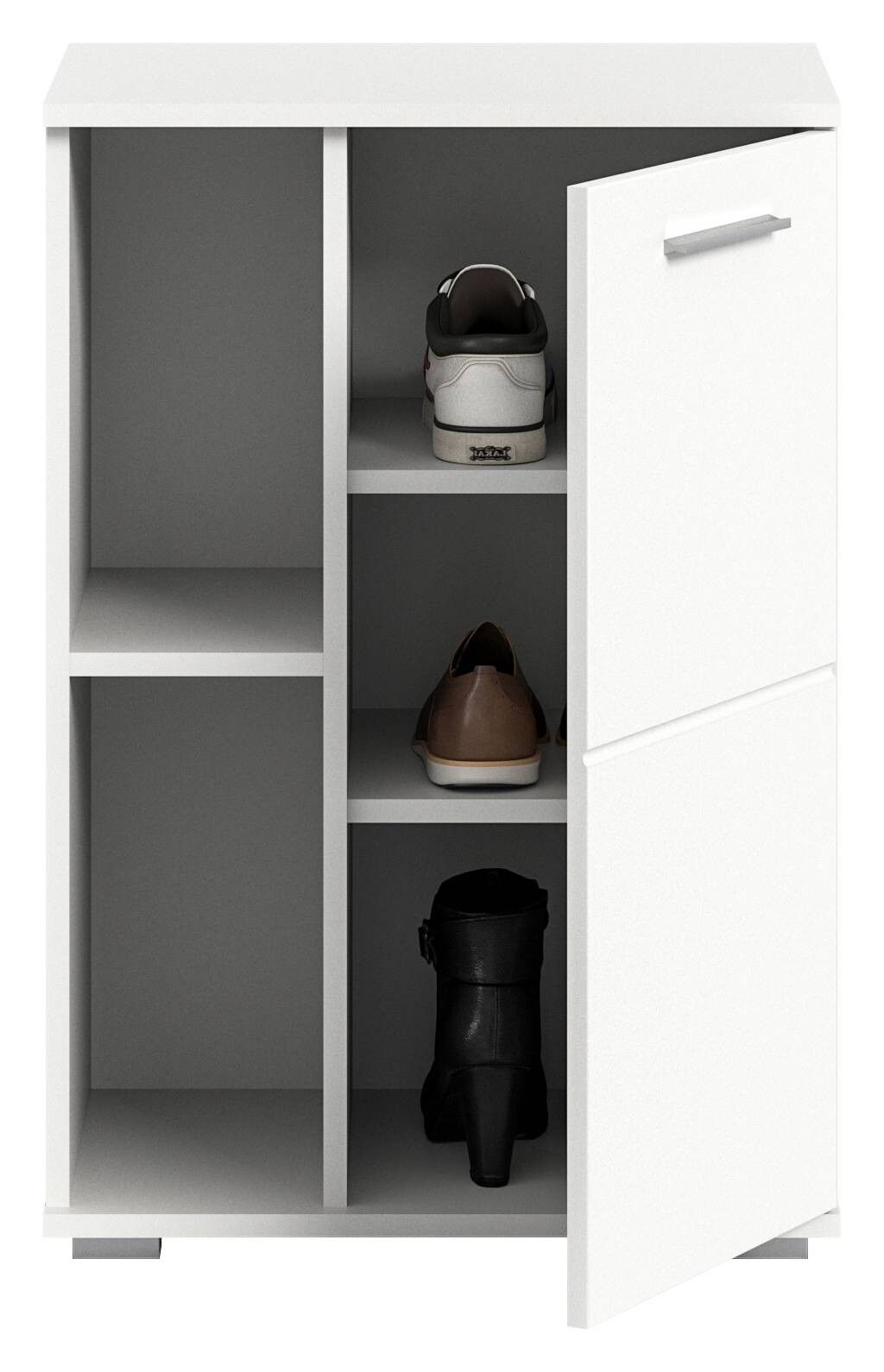 Schuhkommode PREGO weiß B/H/T: ca. 55x79x37 cm