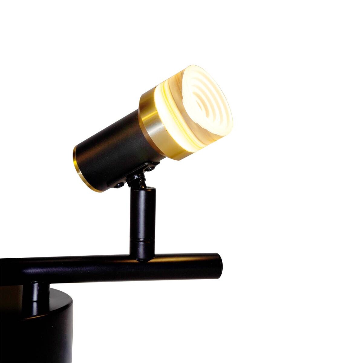POCOline LED-Spot Giulia schwarz Kupfer B/H/L: ca. 12x8x24 cm 2 Brennstellen