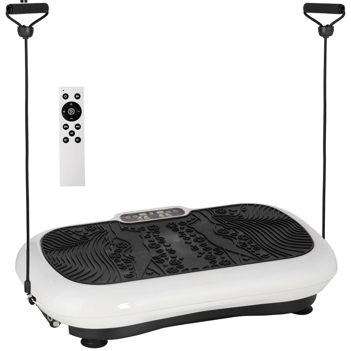 HOMCOM Fitness-Gerät schwarz weiß Edelstahl Kunststoff Polypropylen B/H/L: ca. 40x73x13 cm