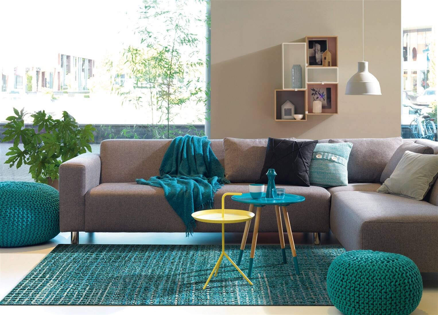 Arte Espina Kurzflorteppich Topaz 5400 hellblau B/L: ca. 170x240 cm