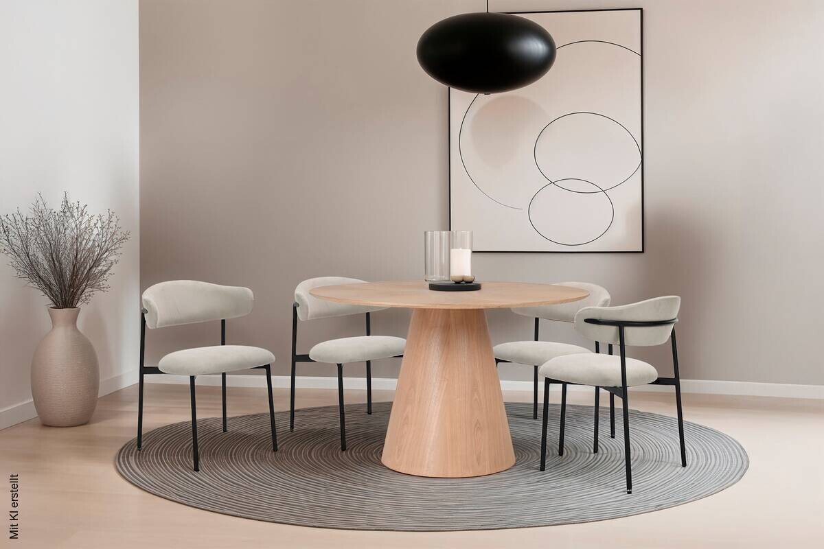 Esstisch ROND H/D: ca. 75x120 cm