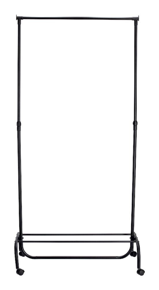 Zeller Kleiderständer schwarz Kunststoff B/H/L: ca. 43x175x86 cm
