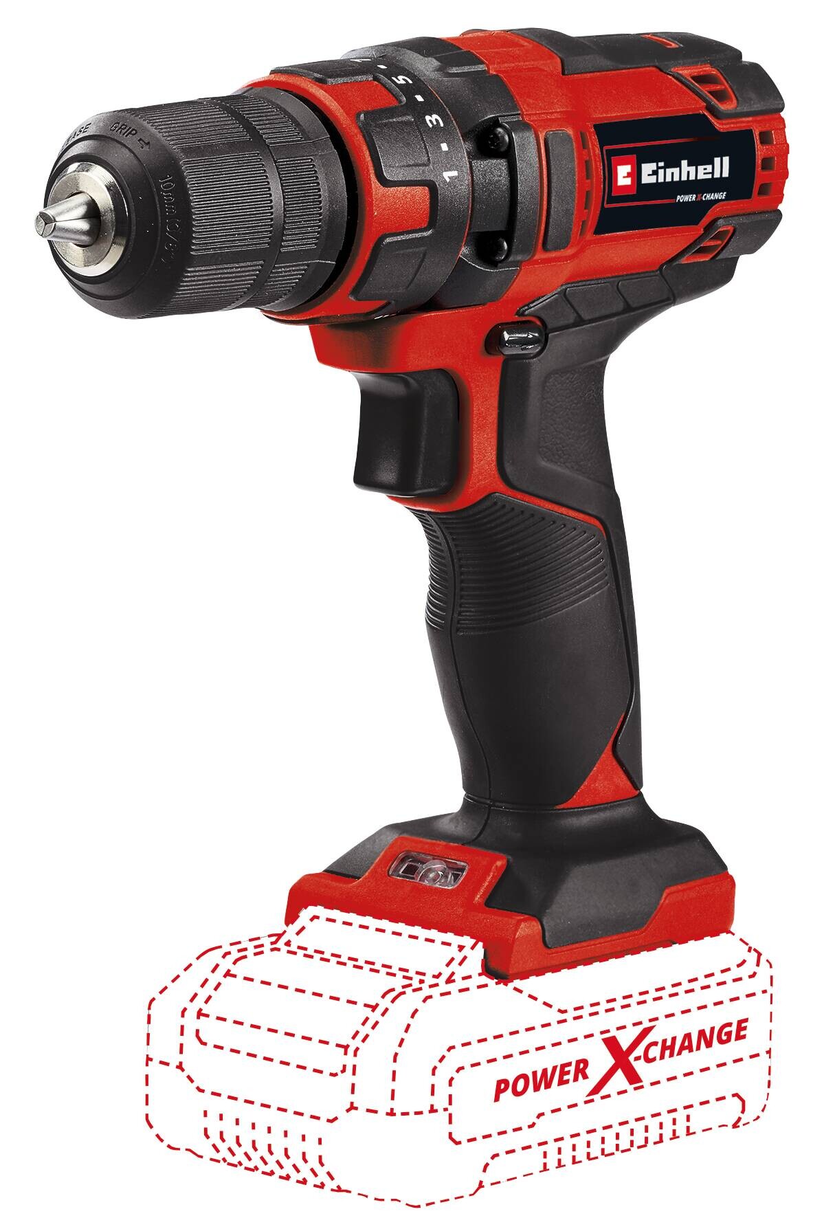 Einhell Classic Akku-Bohrschrauber TC-CD 18/35 Li-Solo ca. 18 V
