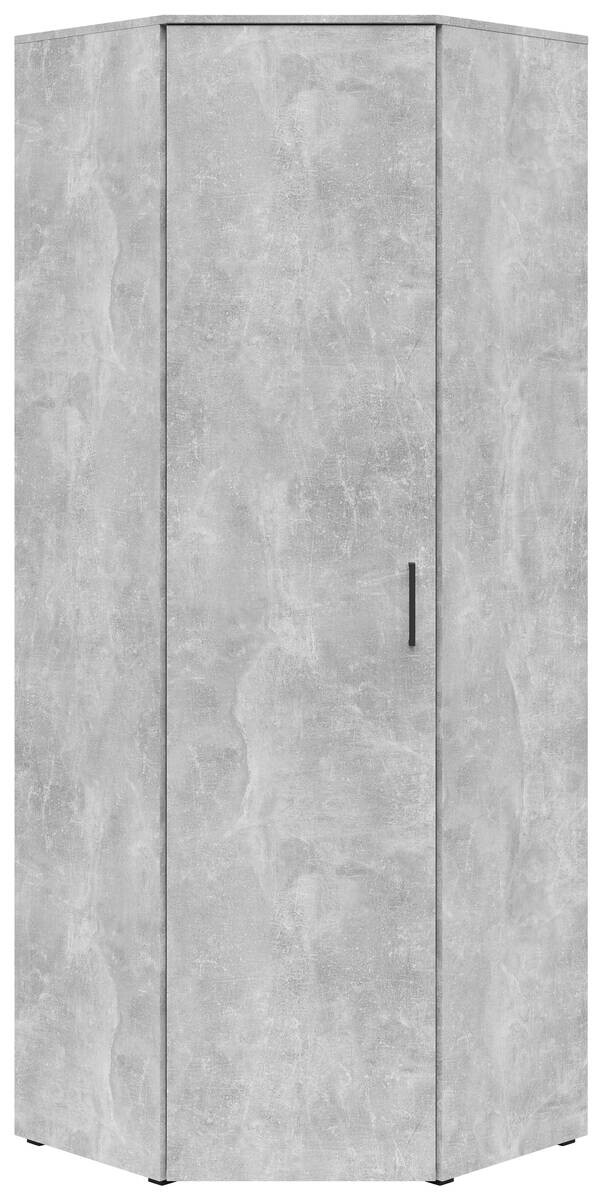 Schrank Multi-Stauraum Typ 43 Beton Optik B/H/T: ca. 101x195x79 cm