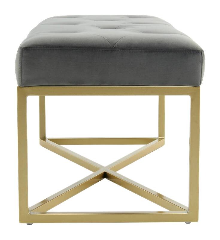 Sitzbank Diaz 101 grau B/H/T: ca. 40x40x90 cm