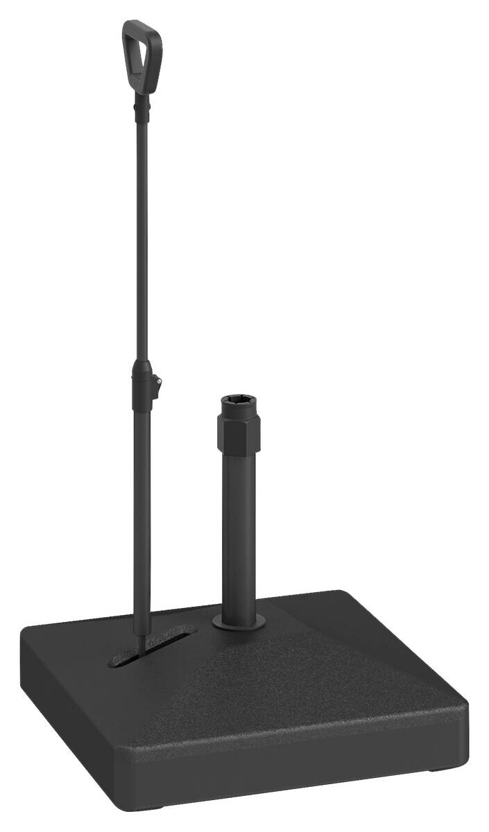 Outsunny Schirmständer schwarz Kunststoff B/H/L: ca. 60x100x60 cm