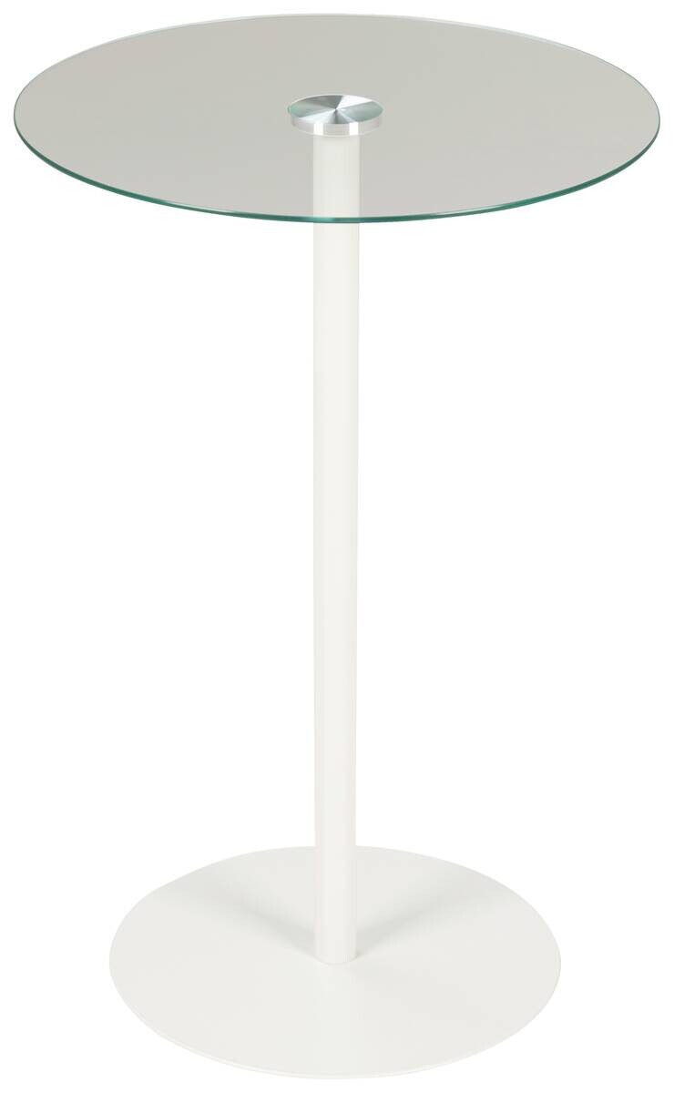 Beistelltisch Frieda glasklar Glas H/D: ca. 53,5x35 cm