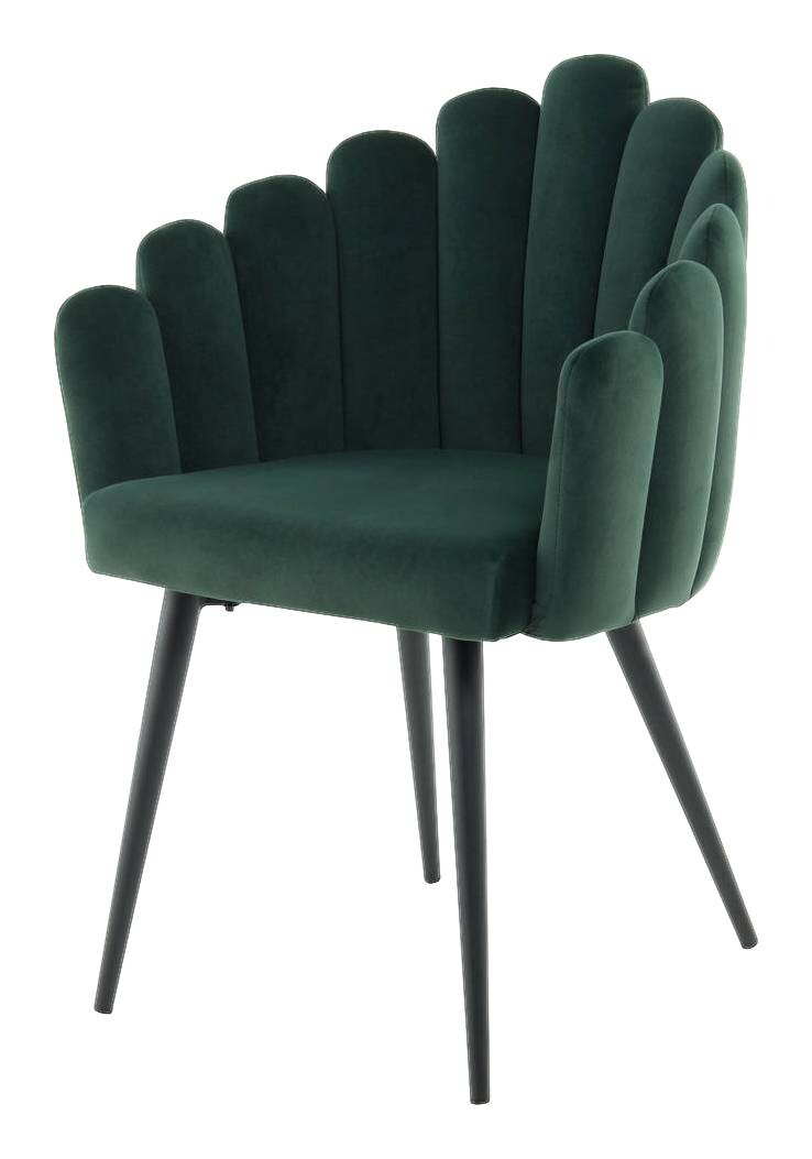 Stuhl Jeane 600 grün Microfaser B/H/T: ca. 61x85x58 cm