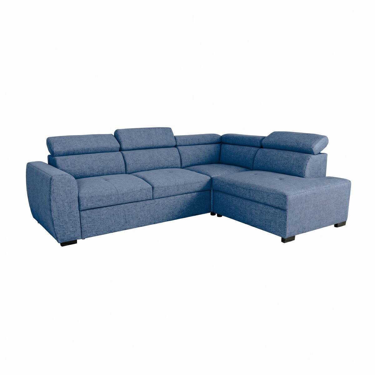 Ecksofa mit Bettfunktion und Bettkasten Ocean Webstoff B/H/T: ca. 245x184x87 cm